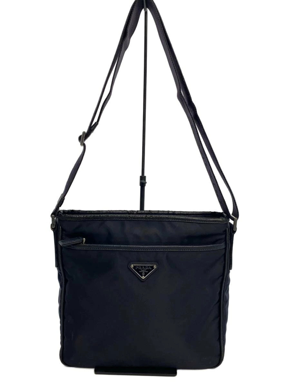 Prada Black Tessuto Messenger Bag